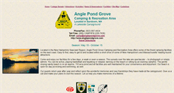 Desktop Screenshot of anglepondgrove.com
